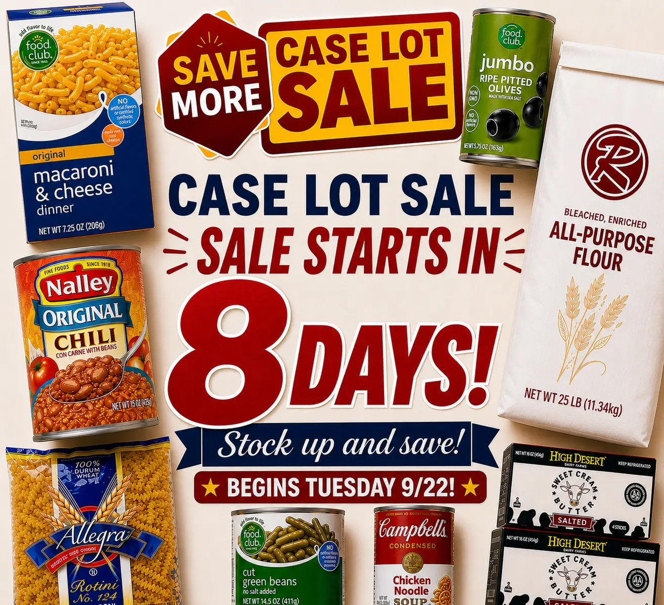 8 days til case lot