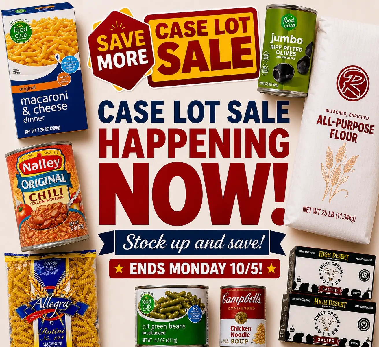 Case Lot Happening Now