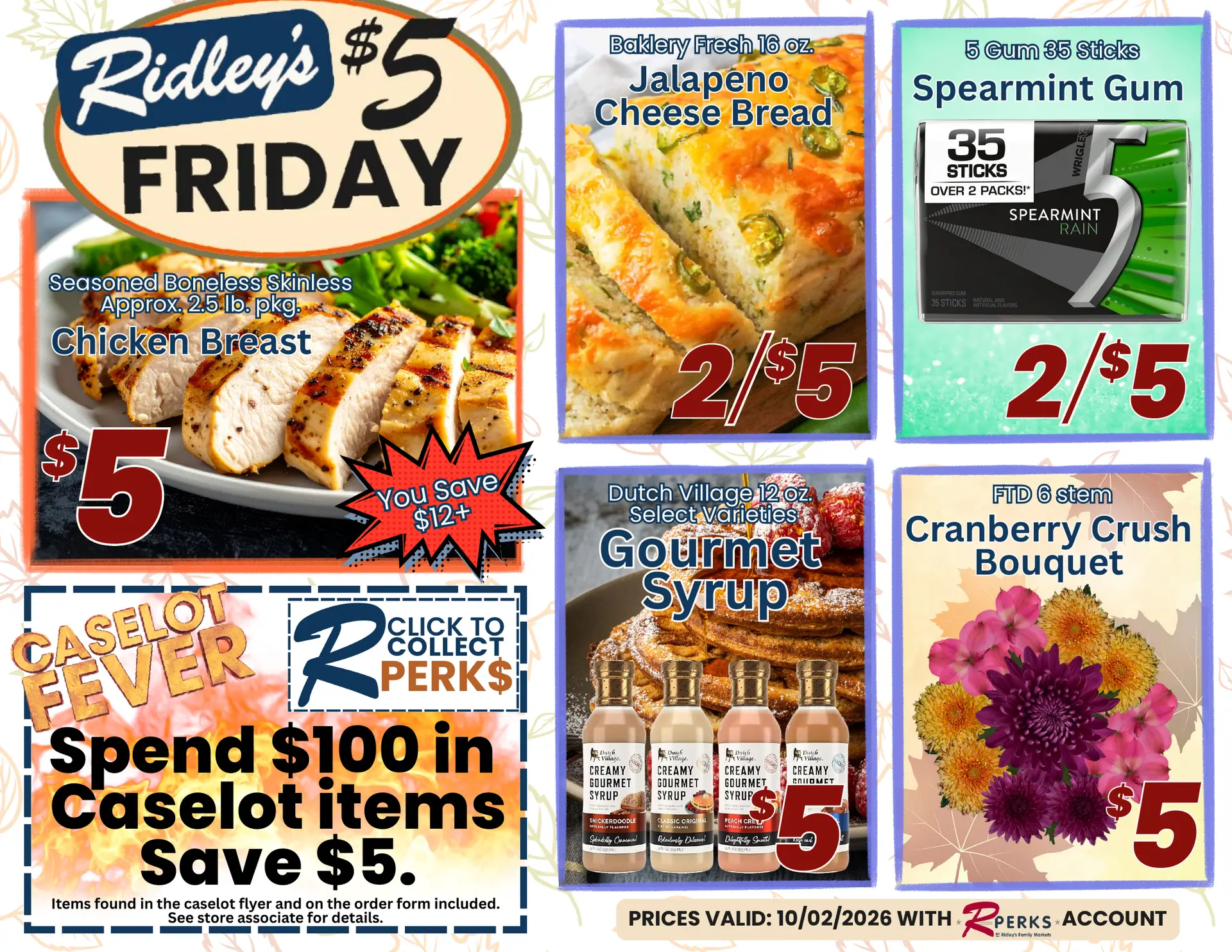 $5 Friday 10-2-2026